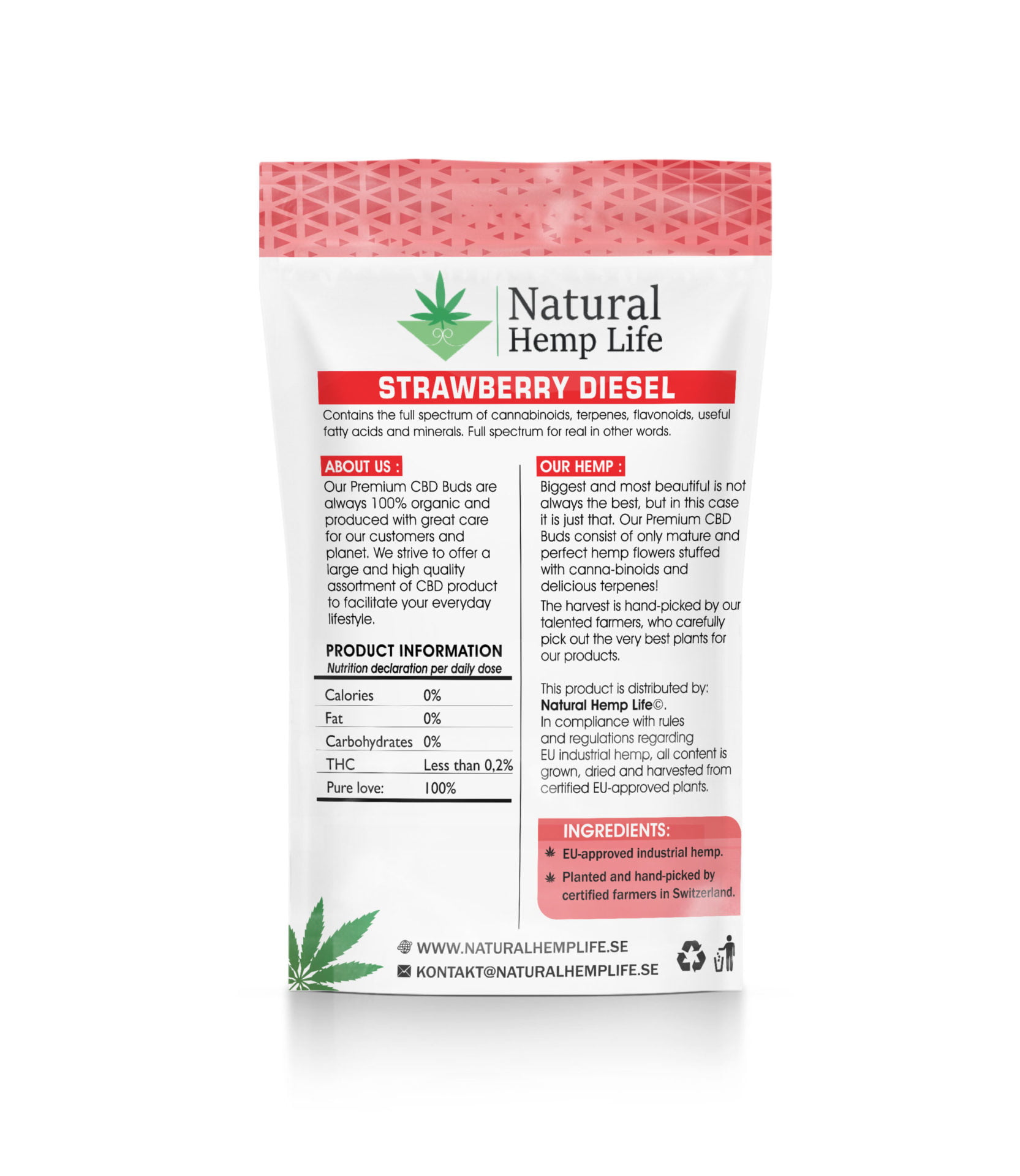 Strawberry Diesel Back